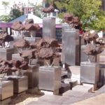 Gibeon meteorite fountain