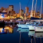 Wilson's Wharf at night