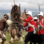 The battle at Isandlwana
