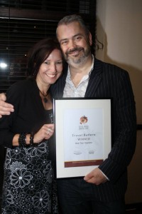 Tracey and Paul Campbell of Travel Butlers at the SATOA Awards.