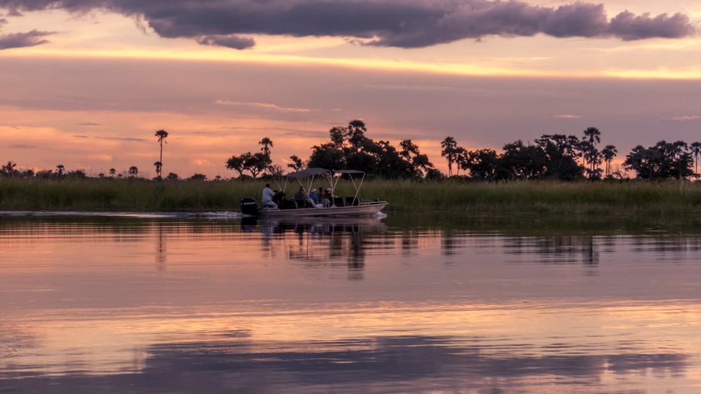 Sunset On The Okavango Delta