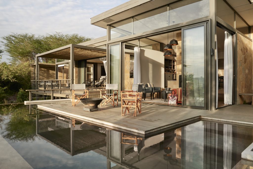 Main Viewing Deck of the Geoffrey Kent Suite at Sanctuary Olonana