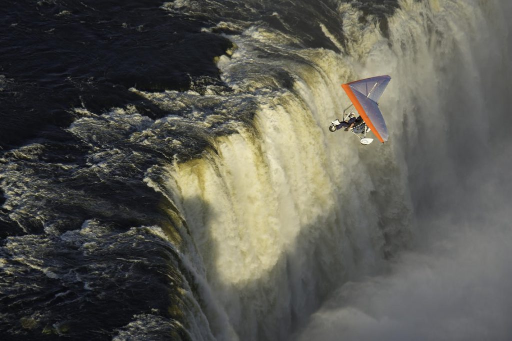 Batoka Sky microlight over Victoria Falls