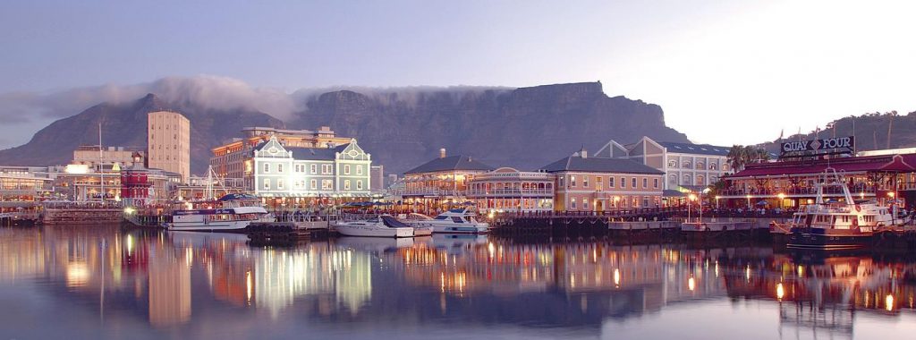 Cape Town Waterfront And Table Mountain