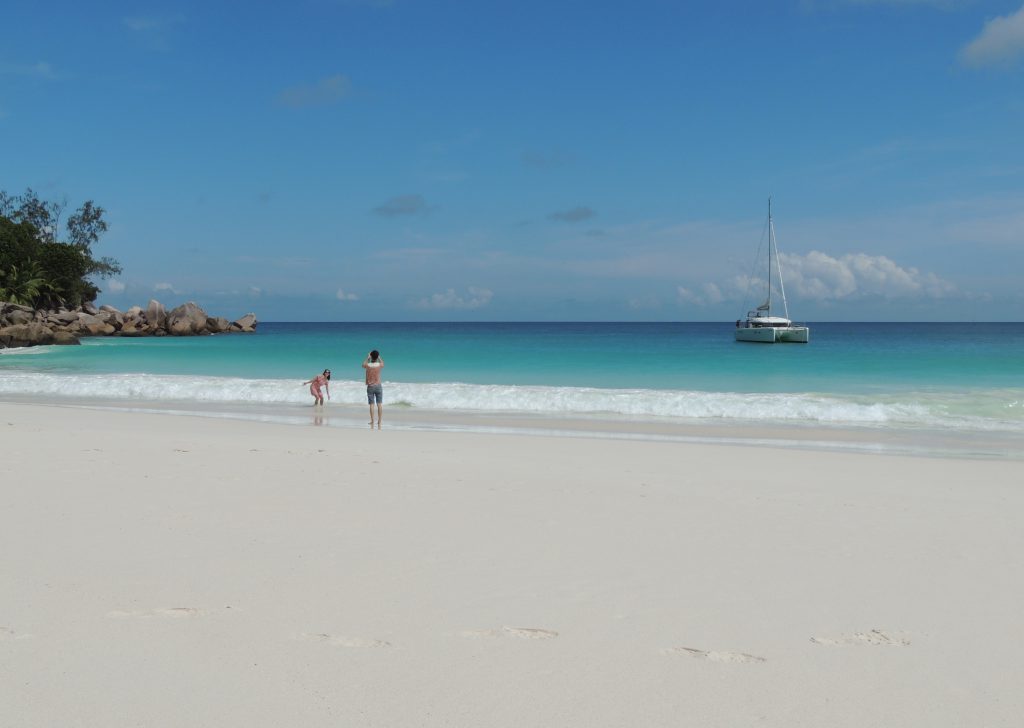 Deserted beach, Seychelles