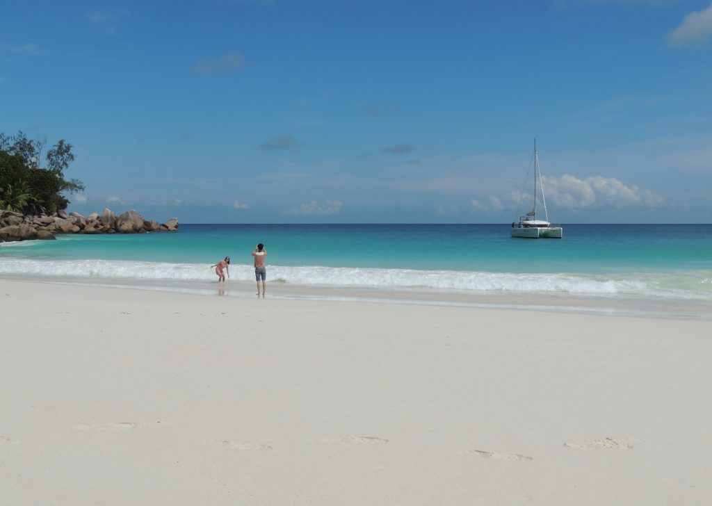 Deserted beach, Seychelles