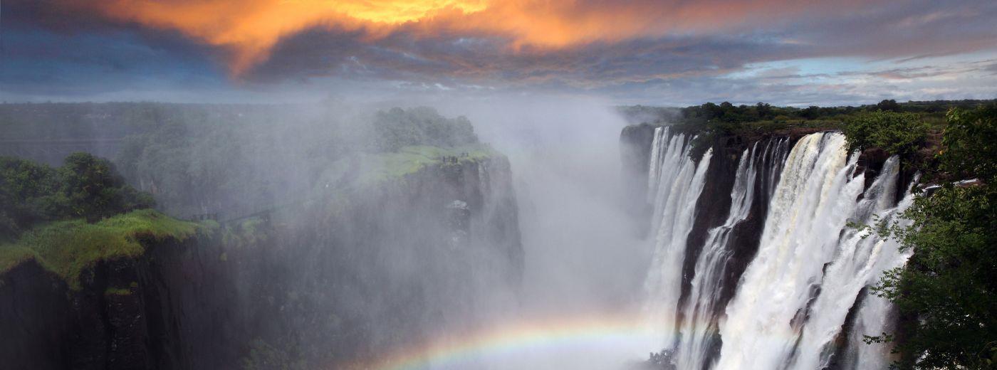 Victoria Falls In Full Flow