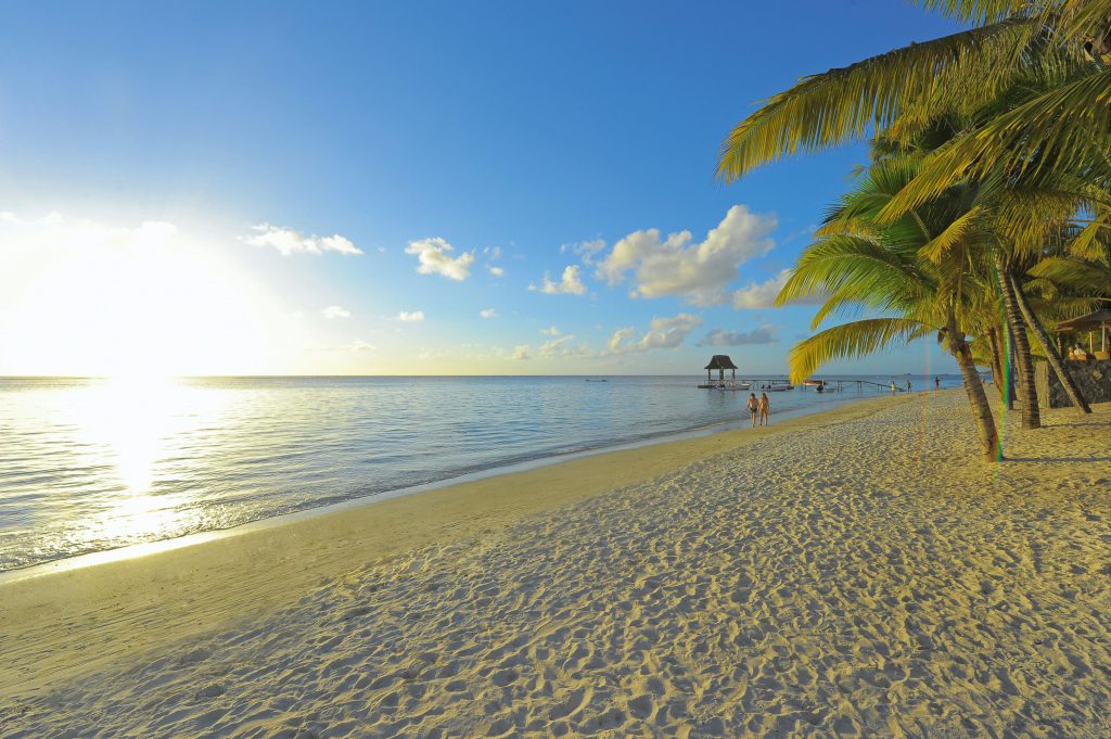 Beach at Trou aux Biches Mauritius