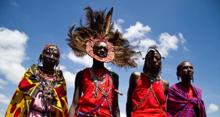 There are over 40 different ethnic African groups in Kenya