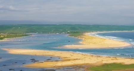 The sandy beaches at Plett