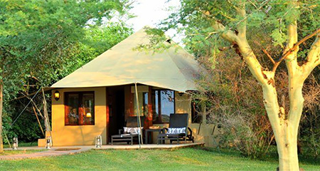 A tented lodge can add romance, comfort and luxury to your safari experience