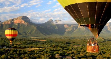 Balloon ride over the lowveld.