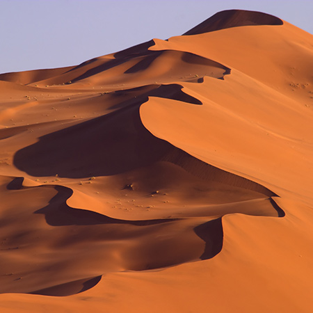 Claim the huge dunes in Namibia's Dune Sea