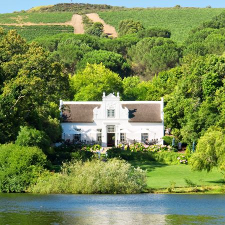 Classic Cape Dutch architecture in the heart of the winelands.