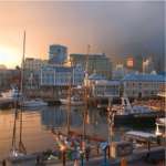 V&A Waterfront at dusk