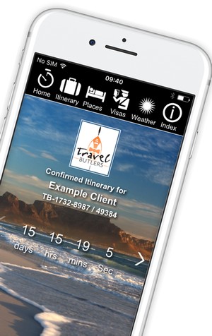 The Travel Butlers Guest Info App